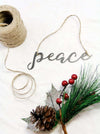 Peace Christmas Ornament - Highland Ridge Decor