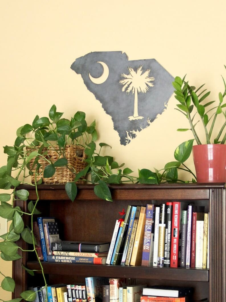 Highland Ridge Decor - South Carolina Palmetto State Wall